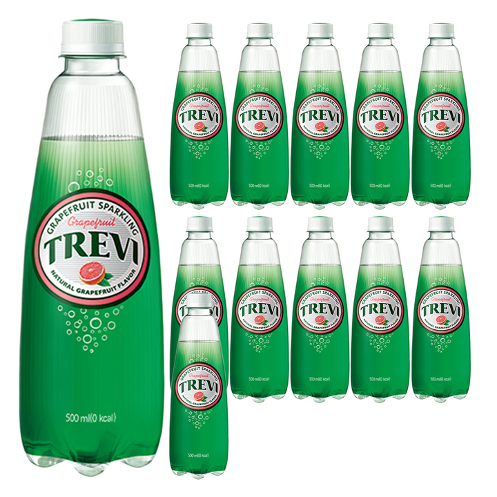 트레비 자몽 탄산음료, 500ml, 12개