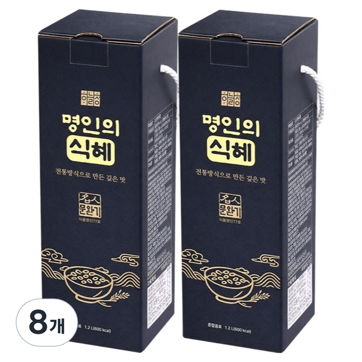 하늘청 식혜명인 명인의 식혜, 8개, 1.2L