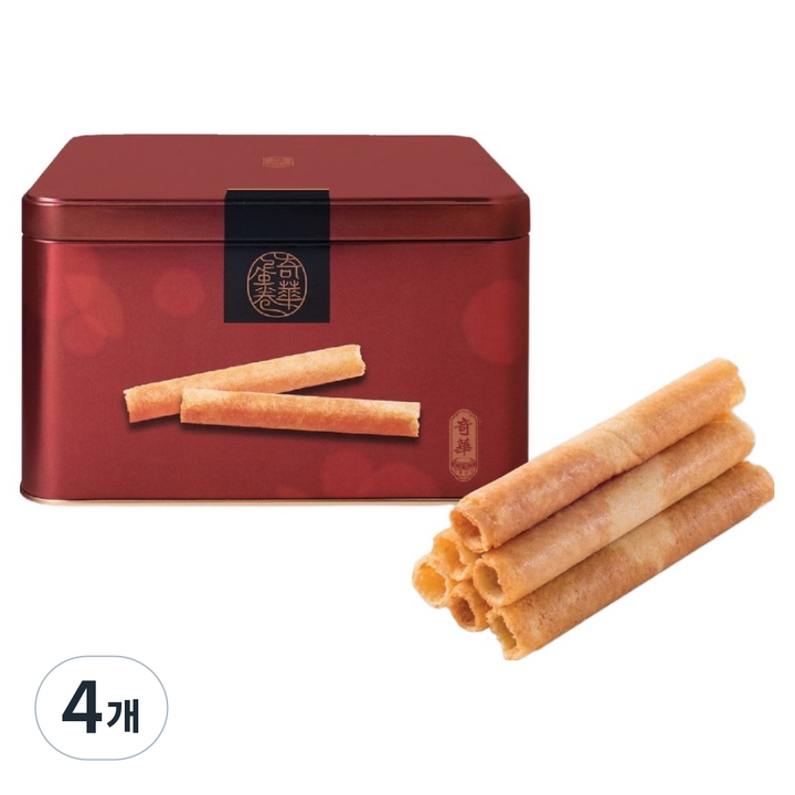 기화병가 버터 에그롤 쿠키, 400g, 4개