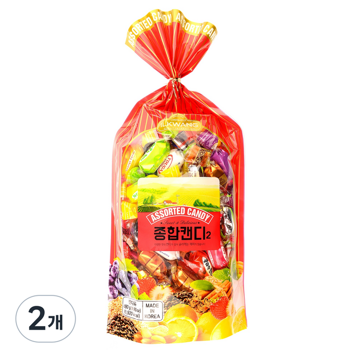 일광제과 종합캔디2, 480g, 2개