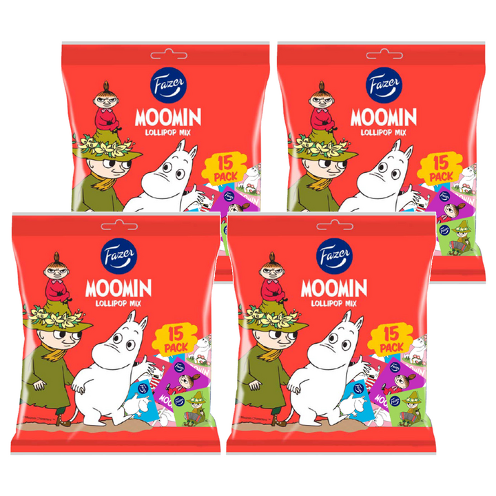 파제르 무민 롤리팝 믹스 캔디, 120g, 4개