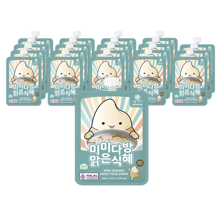 삼시오끼 미미다방 식혜, 100ml, 20개