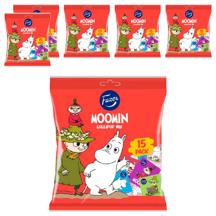 파제르 무민 롤리팝 믹스 캔디, 120g, 6개