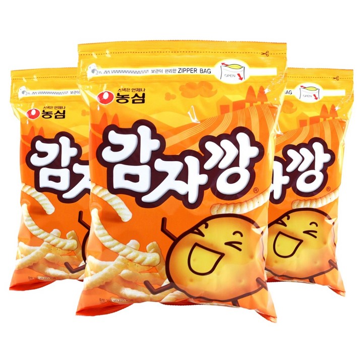 감자깡, 250g, 3개