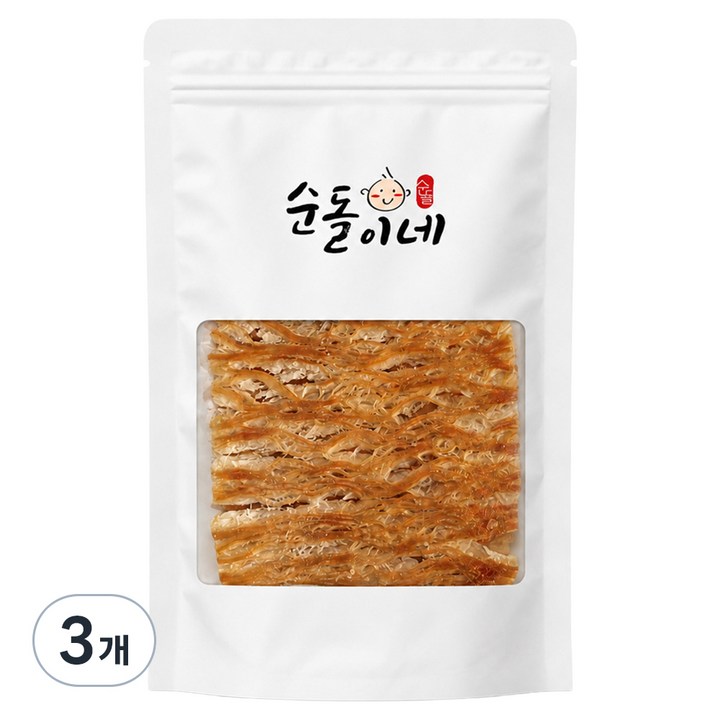 순돌이네 콘버터맛 오징어, 3개, 150g
