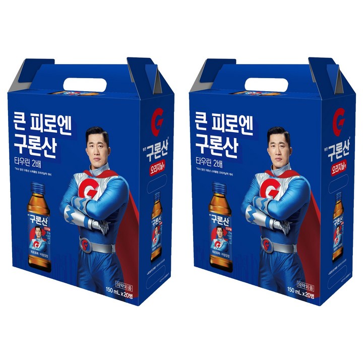 해태htb 영진 구론산 오리지날액 선물세트, 150ml, 40개