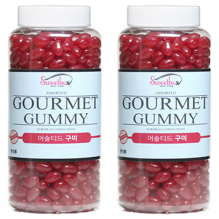 스위트박스 고메 체리향 젤리빈, 800g, 2개