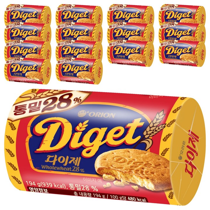 닥터유 다이제, 194g, 15개