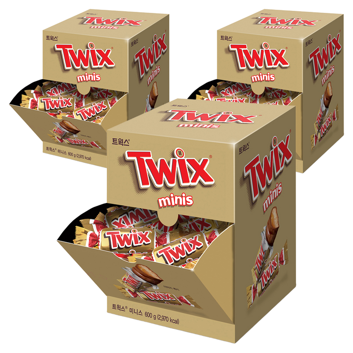 트윅스 미니스 픽앤믹스, 600g, 3개