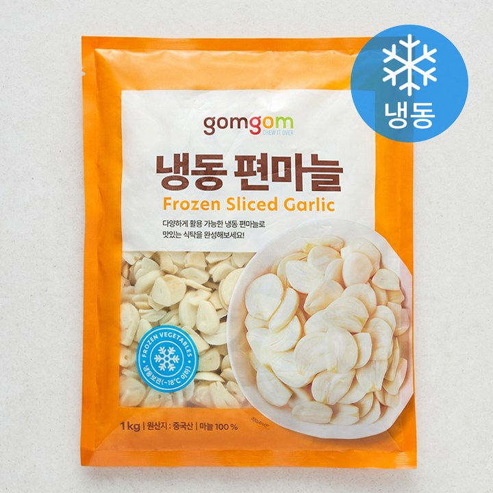 곰곰 편마늘 (냉동), 1개, 1kg