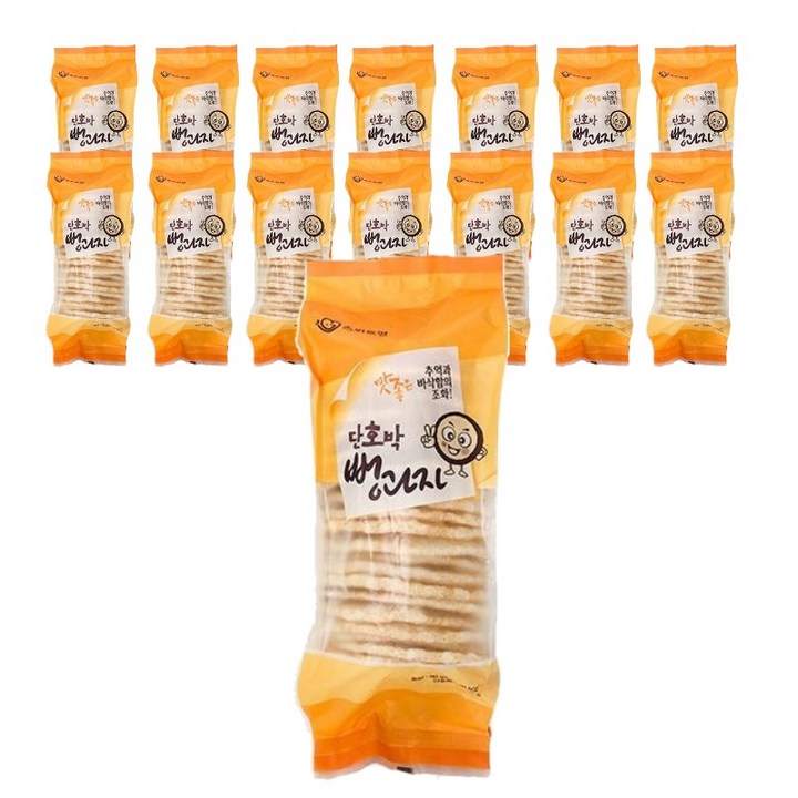 스위트영 단호박 뻥과자, 80g, 15개