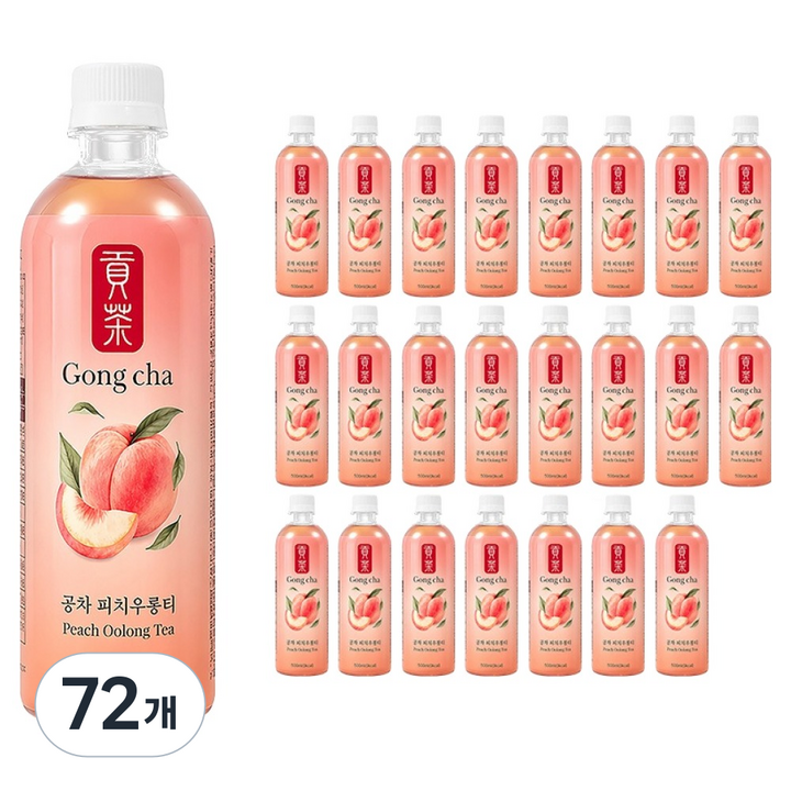 공차 피치 우롱티, 500ml, 72개