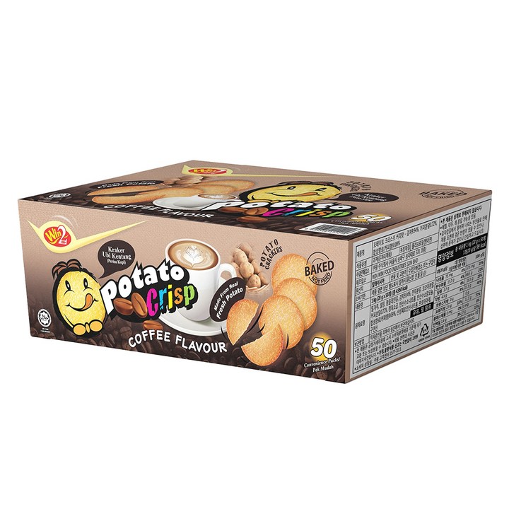윈윈푸드 포테이토크리스프 커피맛 스낵 50p, 1kg, 1개