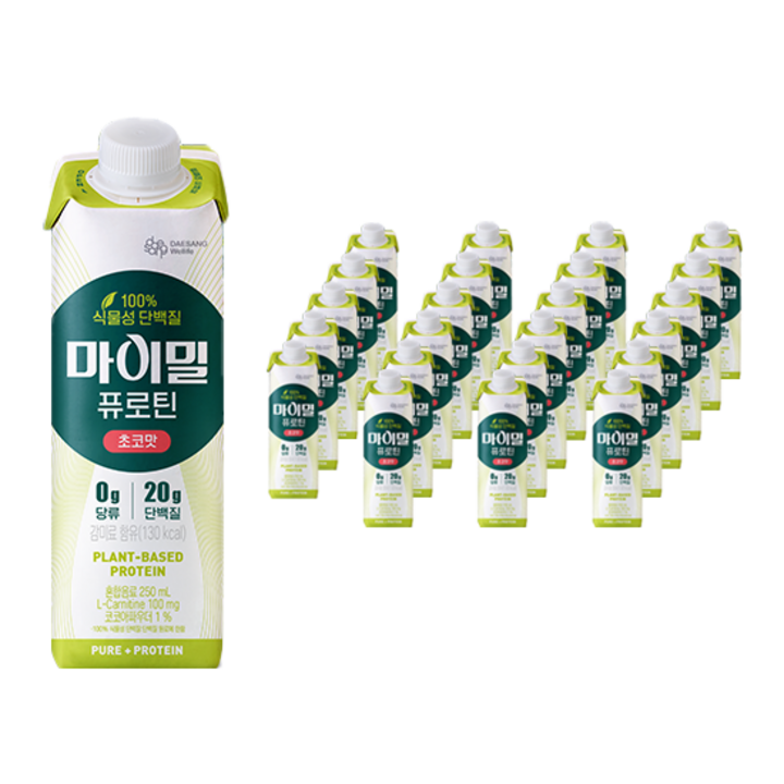 마이밀 정품 퓨로틴 초코맛, 250ml, 24개