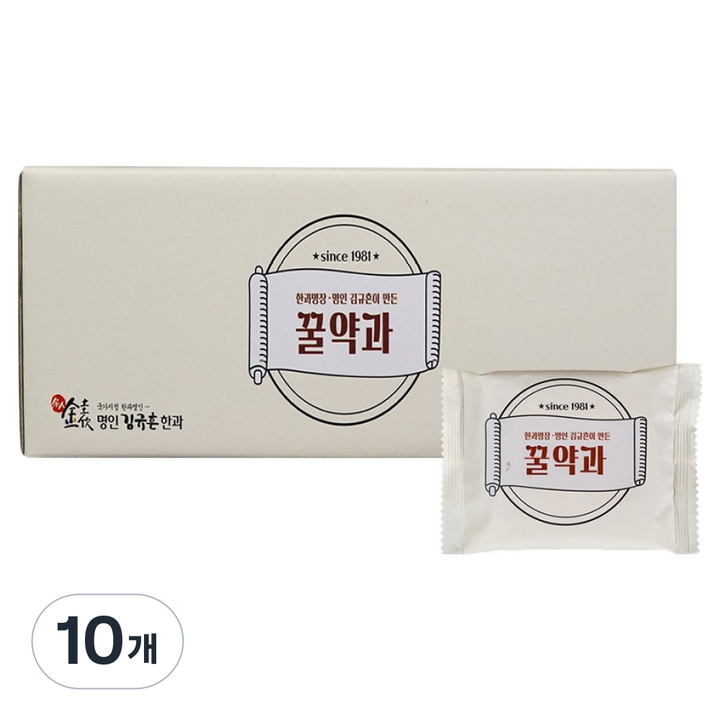 김규흔한과 한과 명장 · 명인 김규흔이 만든 꿀약과, 600g, 10개