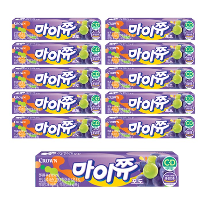 마이쮸 포도, 44g, 11개