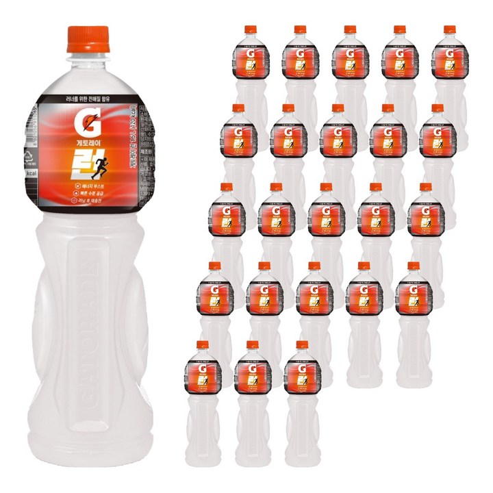 게토레이 런 스포츠 음료, 24개, 1.5L