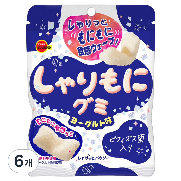 부르본 샤리모니구미 요거트, 6개, 57g