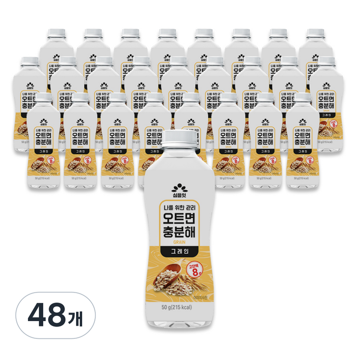 심플잇 오트면충분해 그레인, 50g, 48개