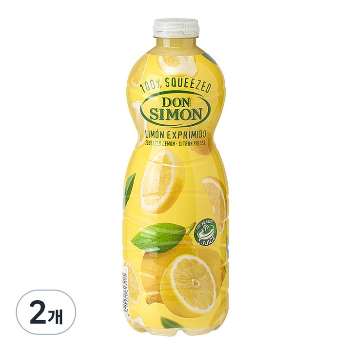돈시몬 NFC 레몬즙, 2개, 1L
