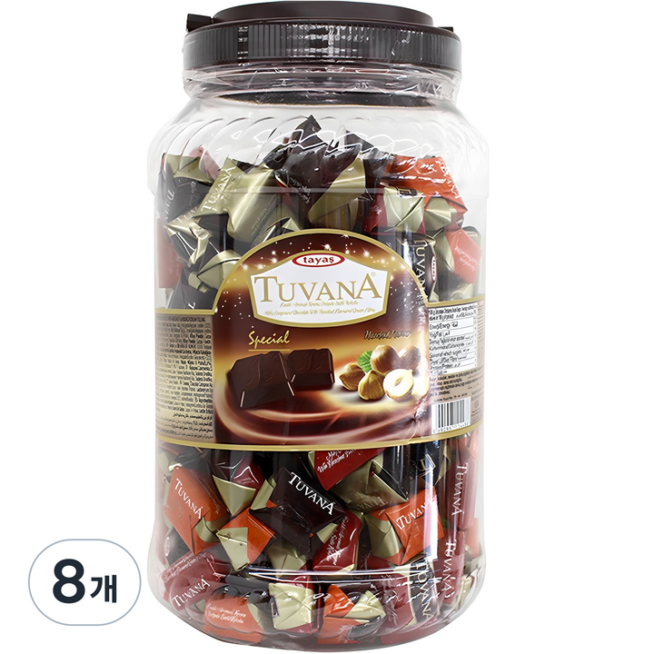 투바나 초콜릿, 1.6kg, 8개