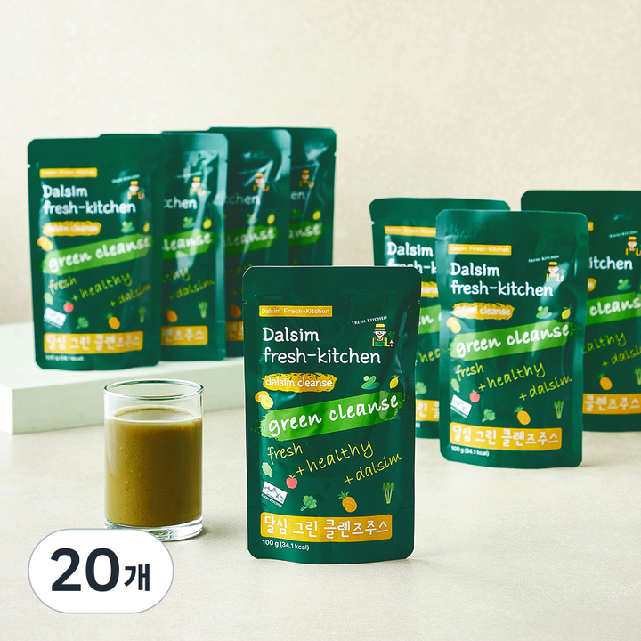 달심 그린 클렌즈 주스, 100g, 20개