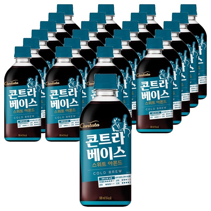 칸타타콘트라베이스 스위트 아몬드, 500ml, 24개