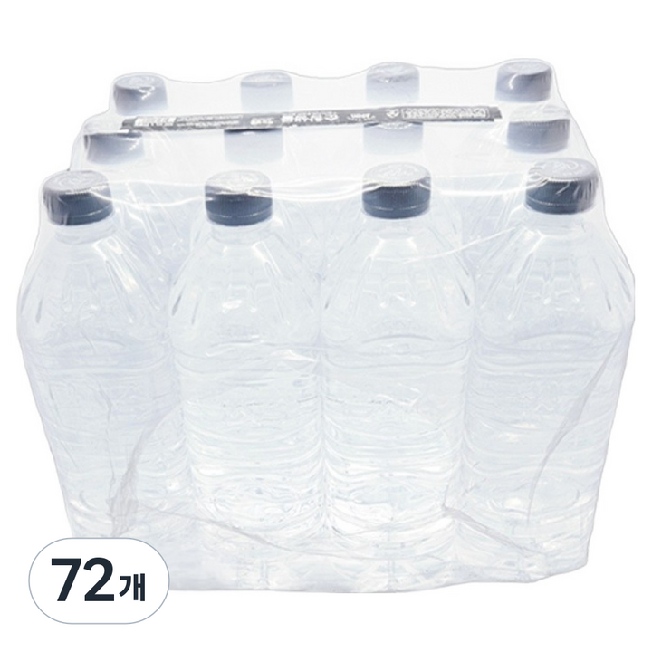 순창샘물 생수 무라벨, 72개, 1L