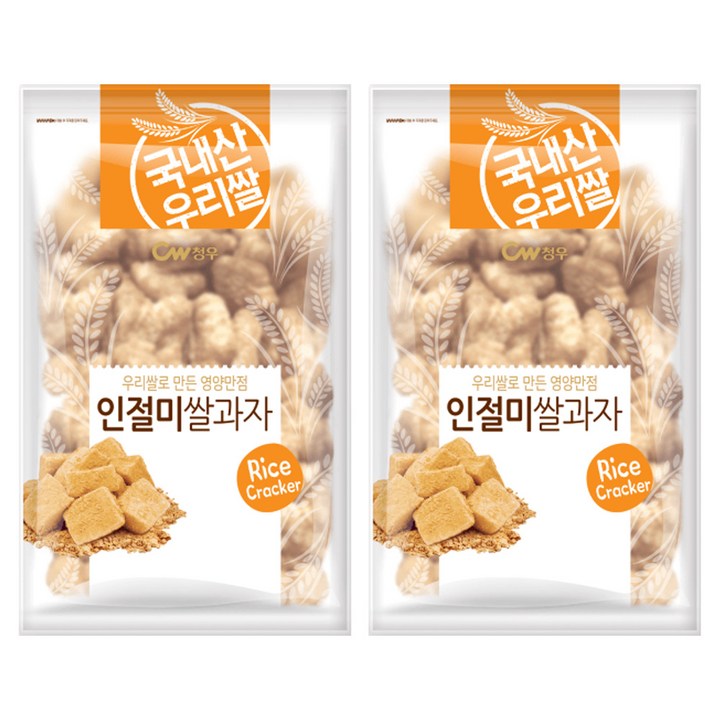 청우식품 인절미 쌀과자, 280g, 2개