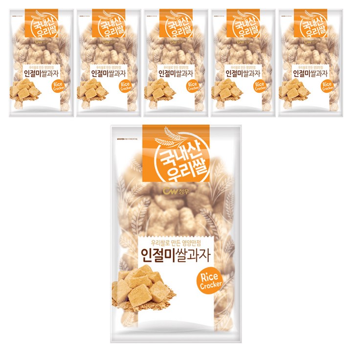 청우식품 인절미 쌀과자, 280g, 6개
