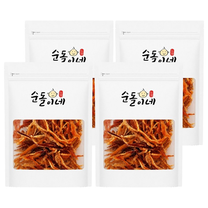 순돌이네 버터구이 맥반석 오징어, 4개, 150g