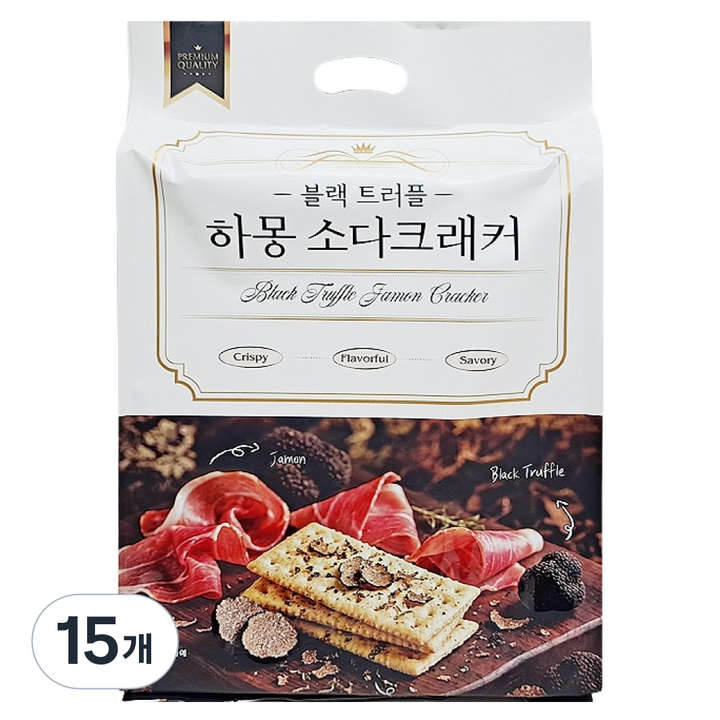 블랙트러플 하몽 소다크래커, 15개, 294g