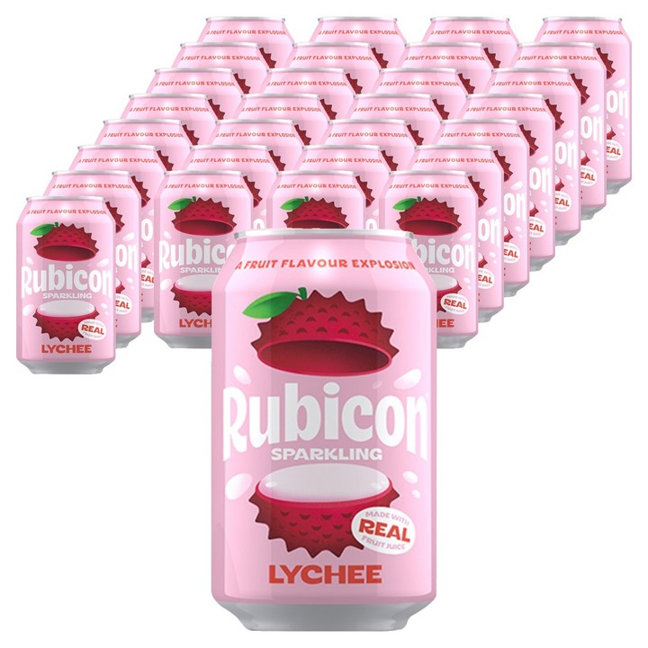 rubicon 리치 탄산, 330ml, 48개