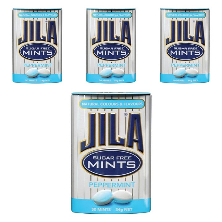 JILA 페퍼민트캔디, 34g, 4개