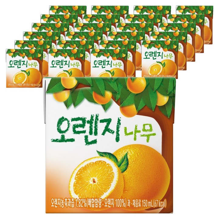 서울우유 오렌지나무 주스, 150ml, 24개
