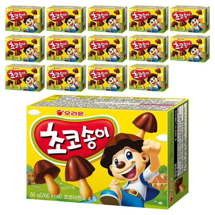 오리온 초코송이, 50g, 15개