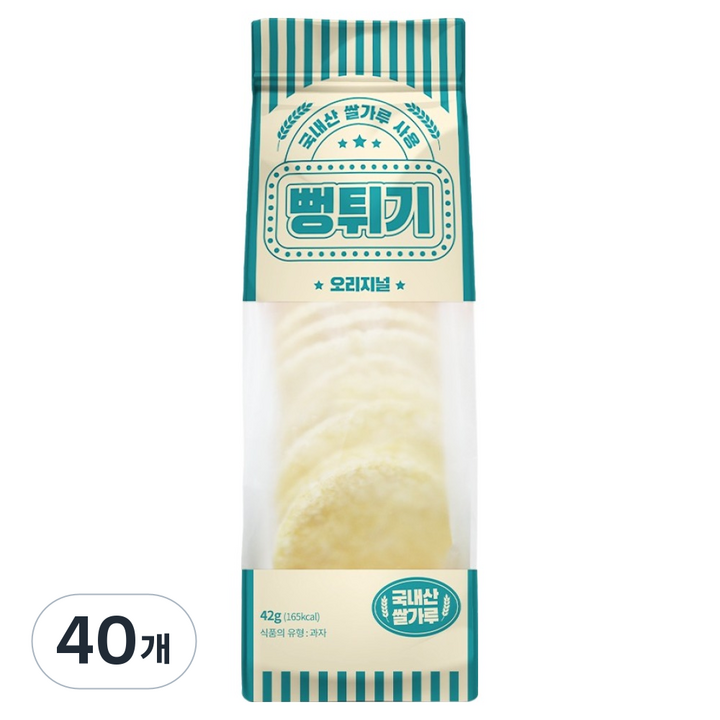 에이스엠앤티 뻥튀기 오리지널, 42g, 40개
