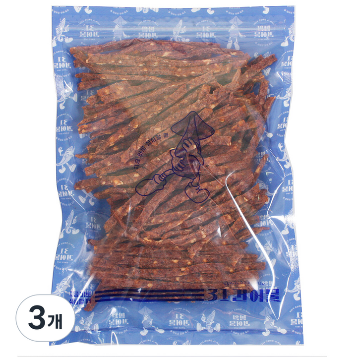 31건어물 치즈 오징어육포, 300g, 3개