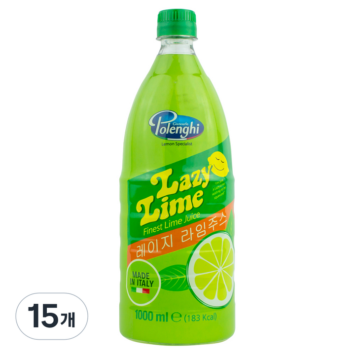레이지레몬 라임 주스, 1L, 15개
