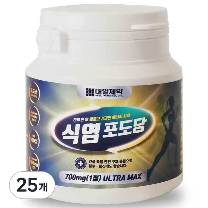 대일제약 울트라 맥스 식염포도당 캔디 100p, 70g, 25개