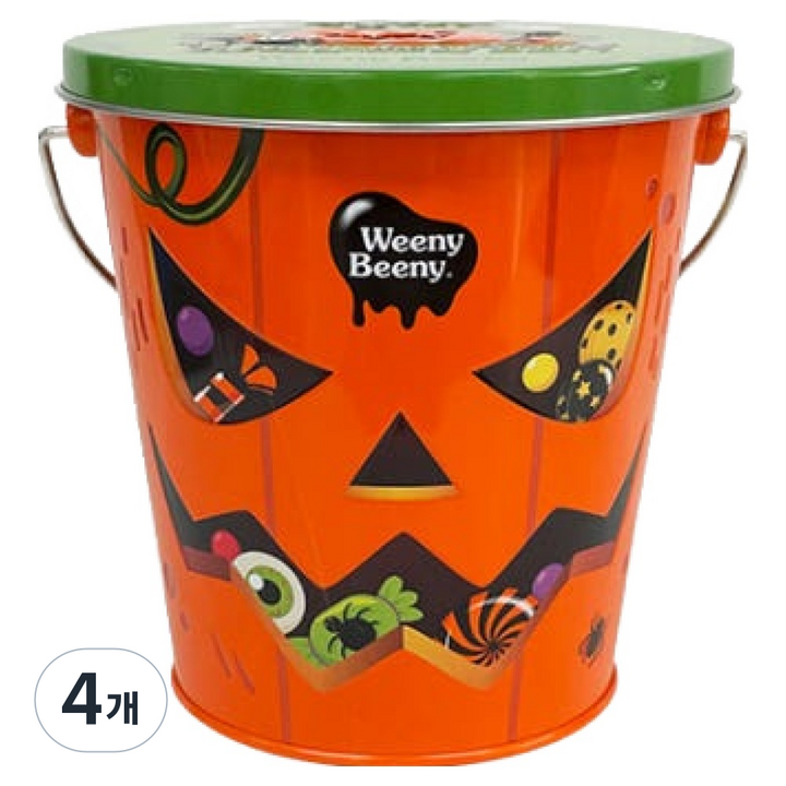 위니비니 할로윈버켓틴 호박, 149g, 4개