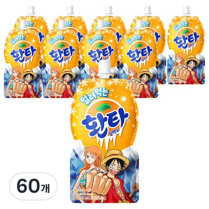 코카콜라 얼려먹는 환타 오렌지맛, 130ml, 60개