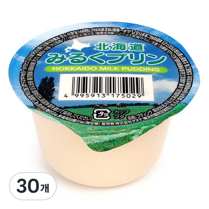 홋카이도 밀크 푸딩, 30개, 100g