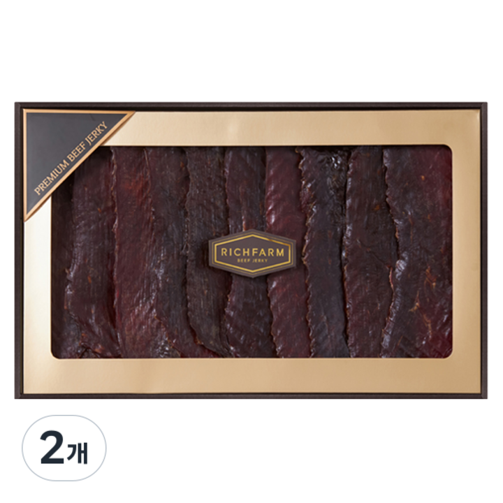 리치팜너트 호주산 소고기 육포 3호, 400g, 2개