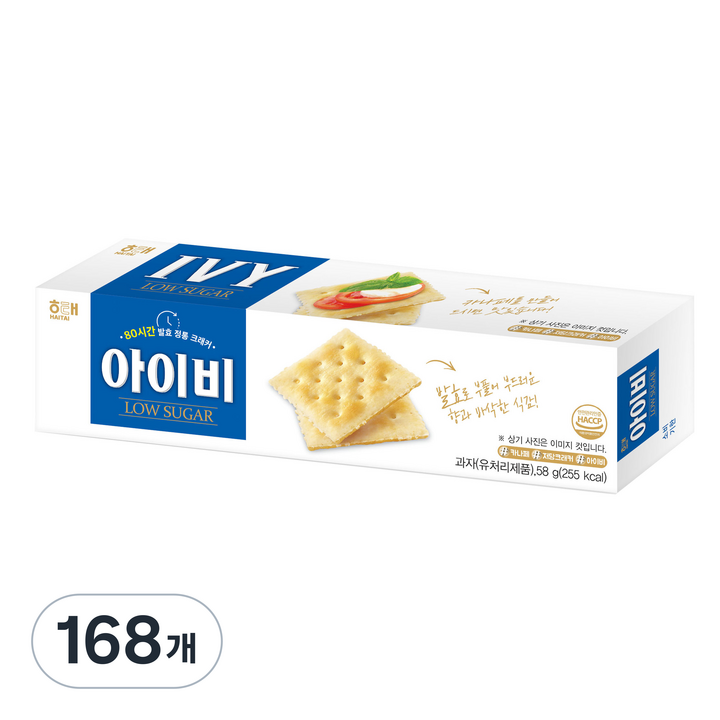 해태제과 아이비, 58g, 168개