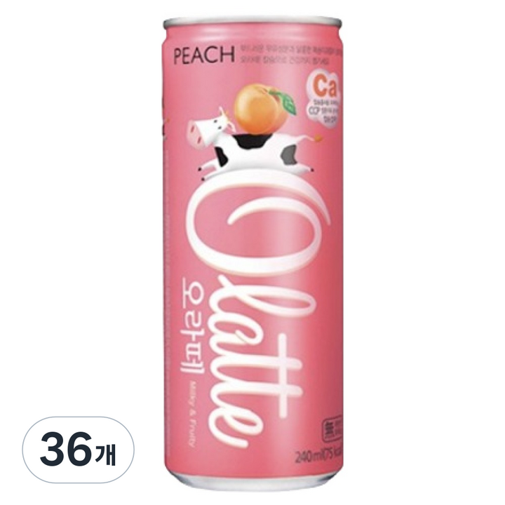 오라떼 피치, 36개, 240ml