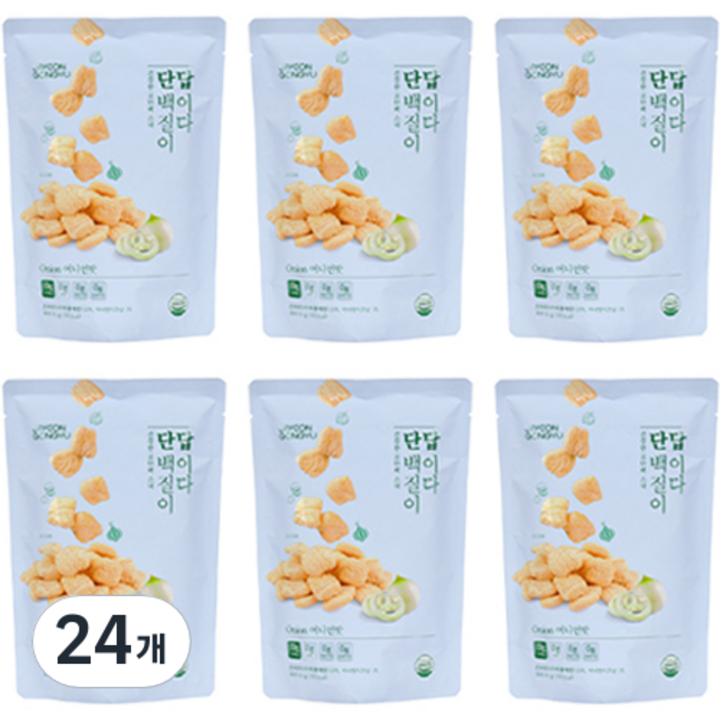 자연공유 단백질이 답이다 과자 어니언맛, 50g, 24개