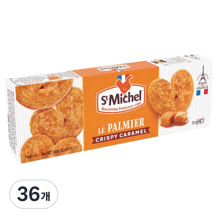 생미쉘 카라멜 버터 비스킷, 100g, 36개