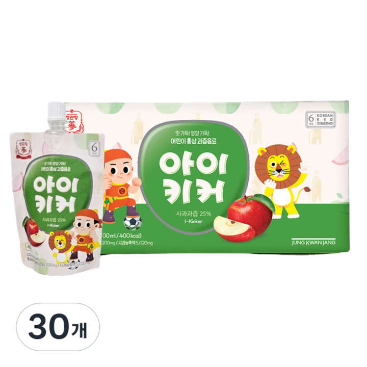 정관장 아이키커 사과, 100ml, 30개