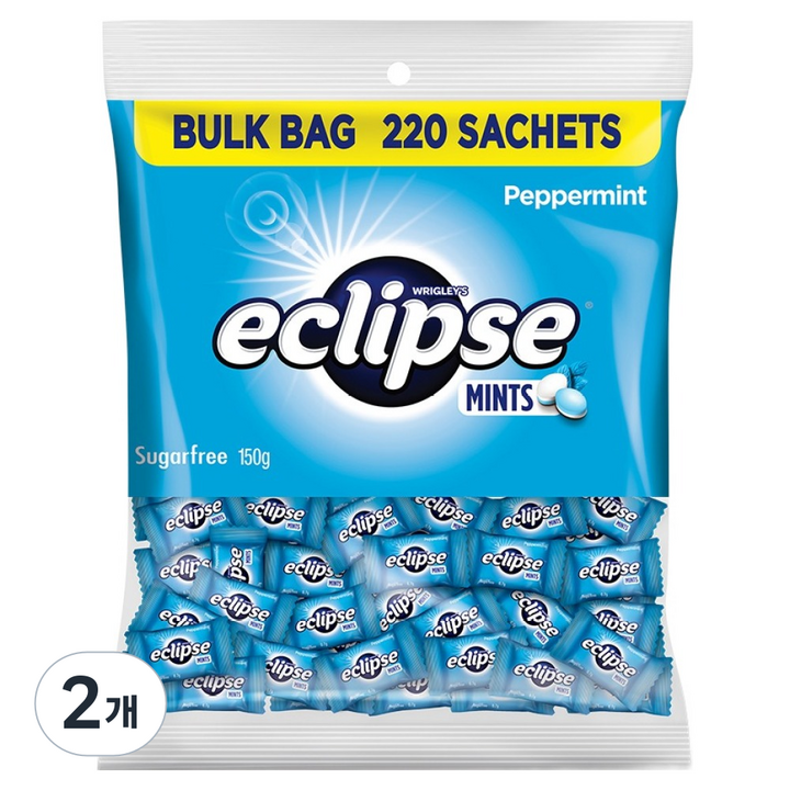 이클립스 페퍼민트향 대용량, 150g, 2개